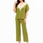 Premium Korean Textured Co-Ord Set for Women