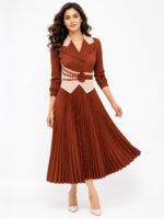 Premium Korean Pleated Midi for Women - Image 2