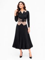 Premium Korean Pleated Midi for Women
