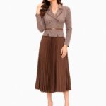 Premium Korean Pleated Midi  for Women