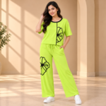 Women’s Floral Print Wide Leg Co-ord Set